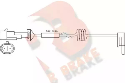 Контакт R BRAKE 610235RB